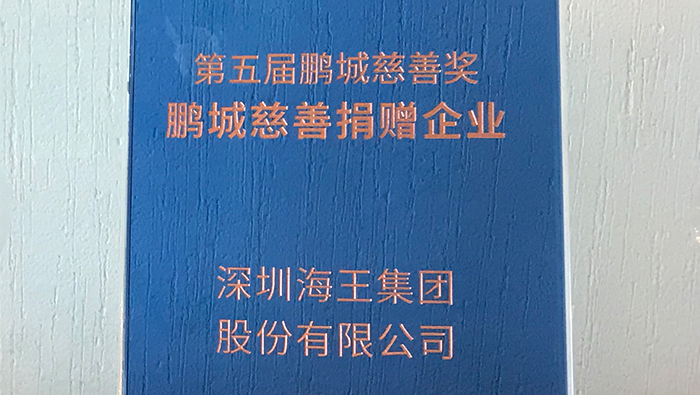 2020年，球盟会集团荣获第五届鹏城慈善奖